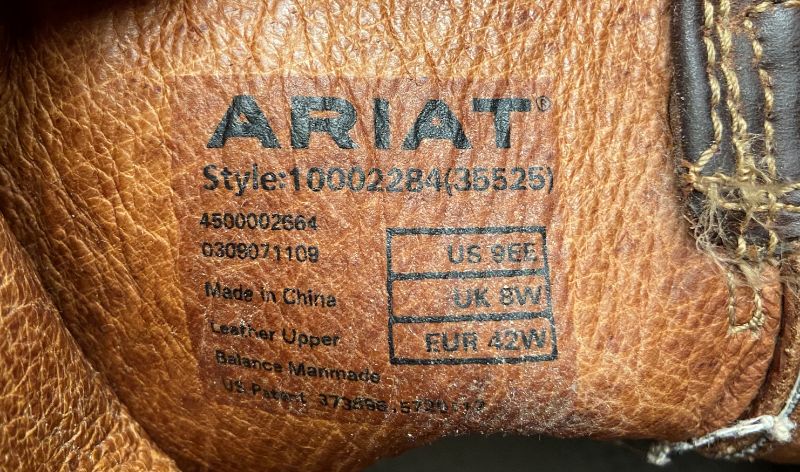 Ariat 2025 boots made