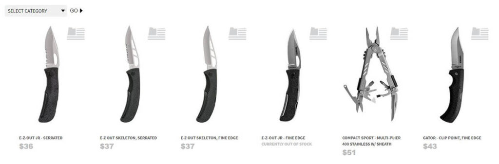 Made in USA Knives, American Made Products