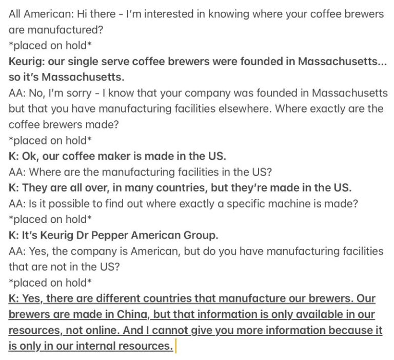 Where Is Keurig Made?