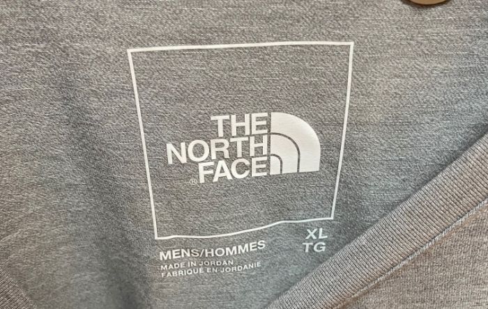 The north face made on sale in