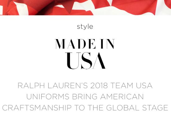 Where Is Ralph Lauren Made AllAmerican