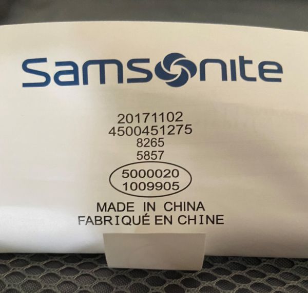 Samsonite 5000020 store